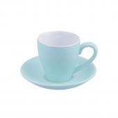 Чашка кофейная высокая 200мл (блюдце 14см), BEVANDE цвет Mist