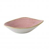 Салатник треугольный 0,60л d23,5см, без борта, Stonecast, цвет Petal Pink