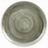 Тарелка мелкая d32,4см, без борта, Stonecast Patina, цвет Burnished Green PABGEV121