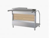 ПРИЛАВОК КАССОВЫЙ KAYMAN CORSIA ПК-1120-01-МХ (ЛЕВЫЙ/ПРАВЫЙ) ДЕР. КЛЕН