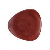 Тарелка мелкая треугольная 22,9см, без борта, Stonecast Patina, цвет Rust Red