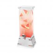 Диспенсер BEVERAGE для сока, 7,6л 26,3х19см h59,7см, нерж.сталь/акрил LD143