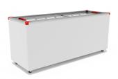 ЛАРЬ МОРОЗИЛЬНЫЙ GELLAR FG 700 C v25 ПРЯМОЕ СТЕКЛО, КРАСНЫЙ (ПРОПАН)