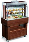 ВИТРИНА ХОЛОДИЛЬНАЯ TRENDY SB СВЕТ.ОРЕХ/ВЫСТ.
