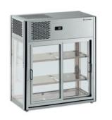 ВИТРИНА ХОЛОДИЛЬНАЯ LINUS 150 НЕРЖ. СКВОЗНЫЕ ДВЕРИ