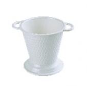 Емкость для закусок 0,5л d15,2см, меламин, Bucket, цвет белый H-2389