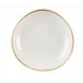 Салатник"Волна" 1,10л d25,3см, без борта, Stonecast, цвет Barley White SWHSOGB11