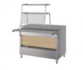 ПРИЛАВОК НЕЙТРАЛЬНЫЙ С 2-МЯ ПОЛКОЙ KAYMAN ПН-1500-2П-01-МХ ДЕР. КЛЕН