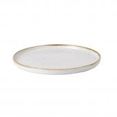 Тарелка мелкая CHEFS Walled d27,5см h2см, с прямым бортом, Stonecast, цвет Barley White SWHSWP281