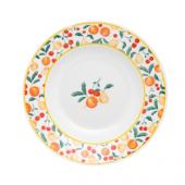 Тарелка суповая FLAMINGO FRUITS 23,5см Oxford 90520, SB02-9410