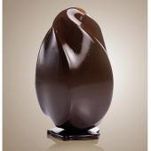 Форма д/шок. 3D "Яйцо фигурное с подставкой" d115мм h185мм, 2 ячейки, 320гр, пластик