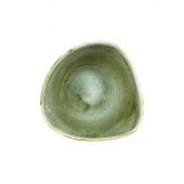 Салатник треугольный 0,26л d15,3см, без борта, Stonecast, цвет Samphire Green