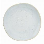Тарелка мелкая"Волна" 26,4см, без борта, Stonecast, цвет Duck Egg Blue SDESOG101