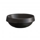 Салатник керамический 0,6л d16см h6см, серия Welcome, цвет темно-серый 320613