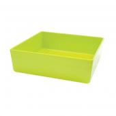 Салатник квадратный 3,9л (25,5х25,5см h7,5см), меламин, цвет салатовый M4004LG
