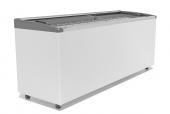 ЛАРЬ МОРОЗИЛЬНЫЙ GELLAR FG 700 E ГНУТОЕ СТЕКЛО, АЛЮМИНИЙ, СЕРЫЙ (ПРОПАН)