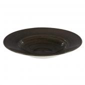 Тарелка для пасты 28см 0,47л, с широким бортом, Stonecast Patina, цвет Iron Black