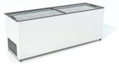 ЛАРЬ МОРОЗИЛЬНЫЙ GELLAR F 700 С ПРЯМОЕ СТЕКЛО СЕРЫЙ (ПРОПАН)