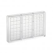 Форма д/шок."Classic 70" 150х70мм h11мм, 3 ячейки, 110гр, п/к BPA FREE 21MA2000