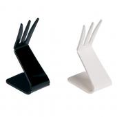 Набор фуршетных вилок 75мм (250шт.), пластик, цвет черный FW005.02