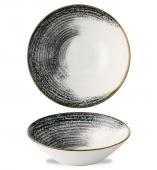 Тарелка глубокая d22,2хh6,5см 0,110л, без борта, цвет Black,Studio Prints Homespun Accents HABKEB221