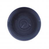Тарелка мелкая 21,7см, без борта, Stonecast Patina, цвет Cobalt Blue