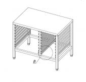 ПОДСТАВКА ППО-106.55/С-85 ПОД ПАРОКОНВЕКТОМАТ MKN 6 УРОВНЕЙ H850