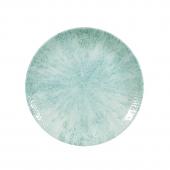 Тарелка мелкая 21,7см, без борта, цвет Stone Aquamarine, Studio Prints