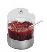 Емкость для джема с охлаждающим элементом, пластик, сталь нерж., 1 л, D 14 см, H 11,5 см 11815APS