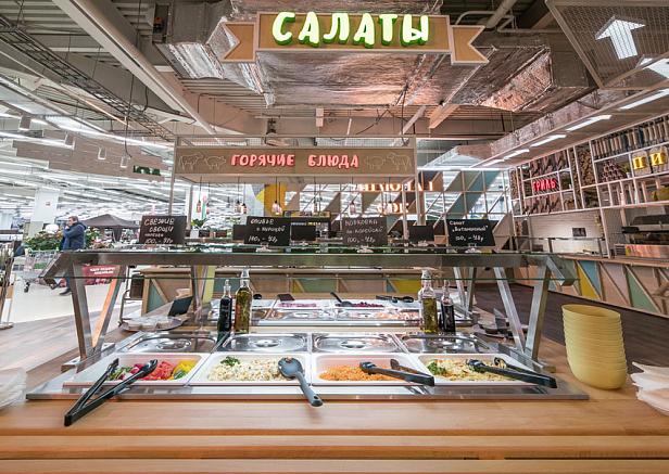 Оснащено кафе Food Bazar в ТРЦ «Вегас Кунцево»