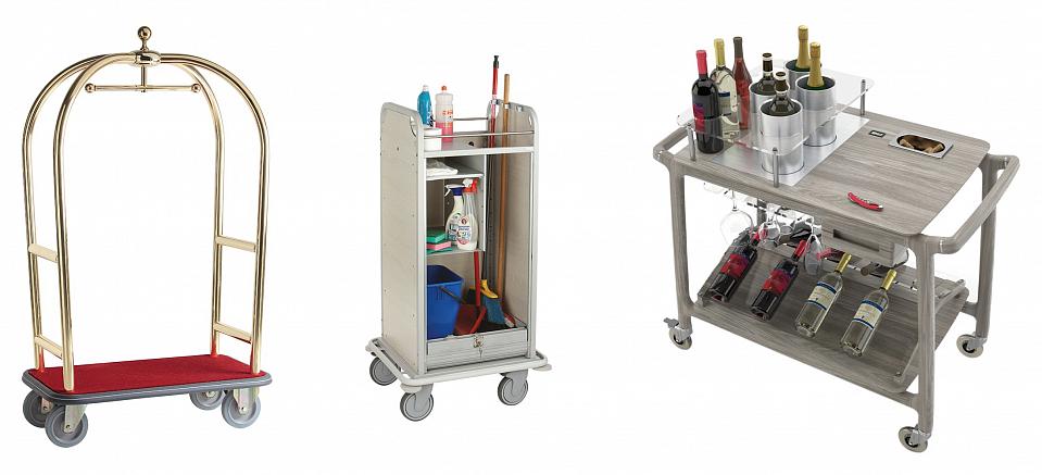 Тележки Caddie: функциональность и надежность для гостиничного бизнеса