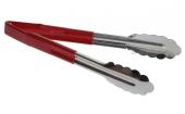 Щипцы универсальные 31,5 см, нерж.сталь, ручка с виниловым покрытием (цвет красный) 3712REU